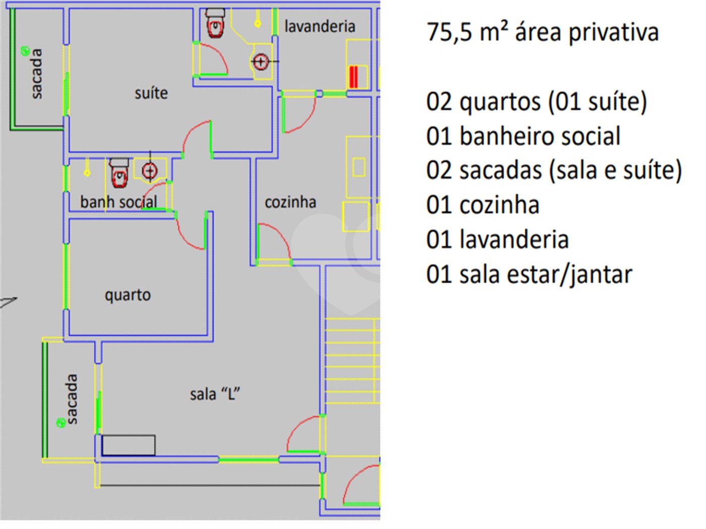 Apartamento à venda com 2 quartos, sendo 1 suíte, em Jardim Judith, Sorocaba, SP