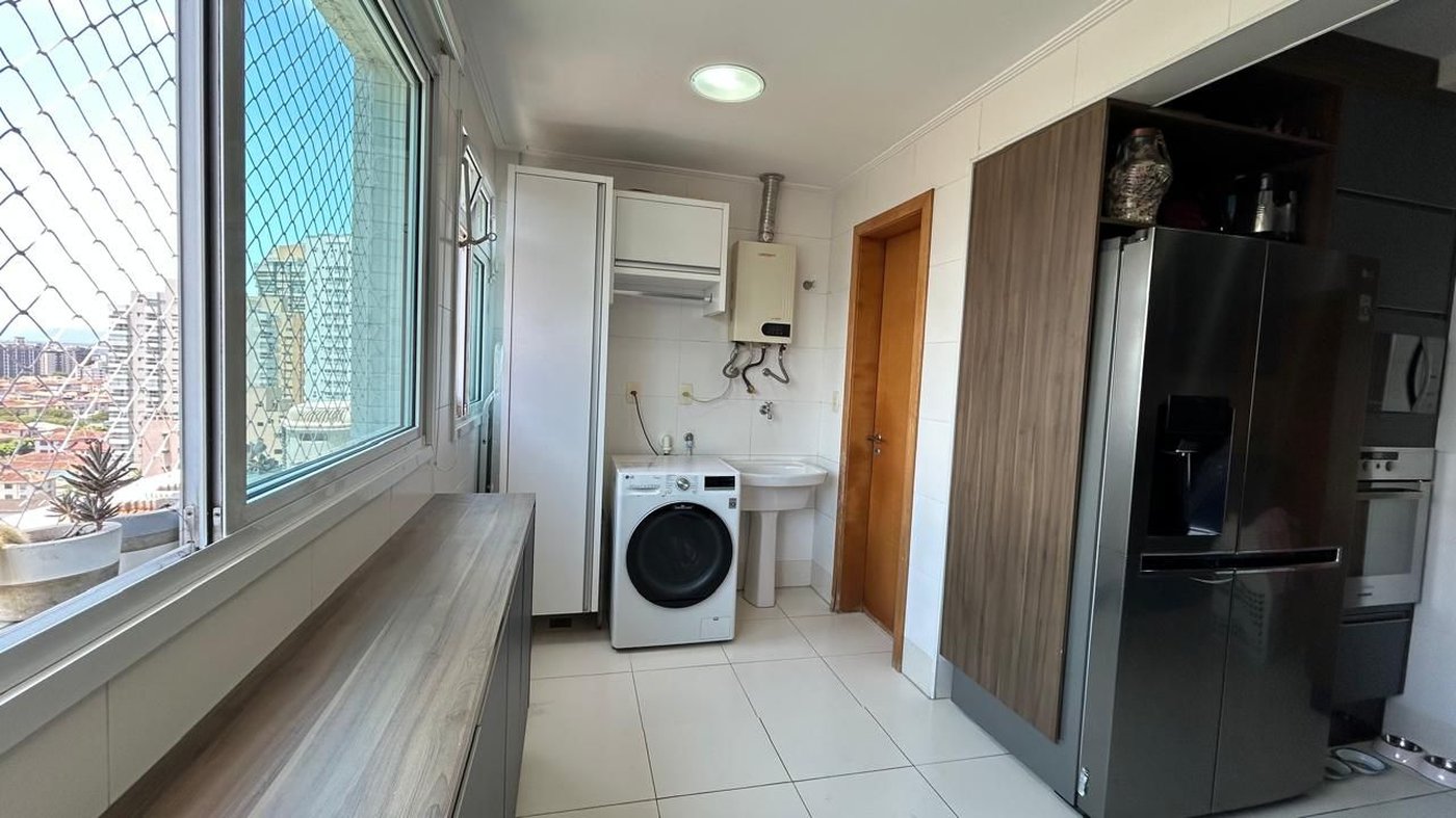 Apartamento com 3 dormitórios à venda, 126 m² por R$ 1.590.000,00 - Boqueirão - Santos/SP