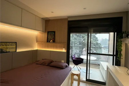 Apartamento à venda ou para alugar com 1 quarto em Pinheiros, São Paulo, SP