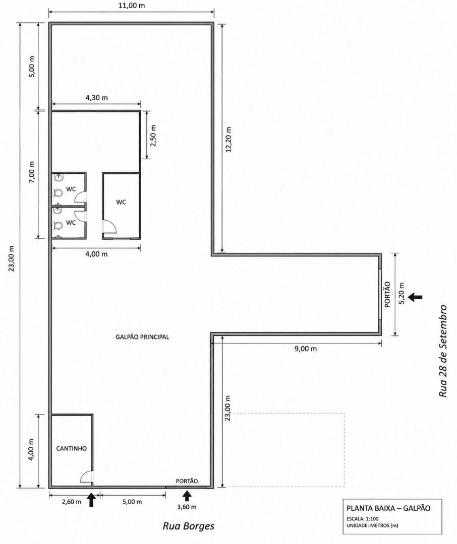 Galpão para alugar, 364 m² por R$ 13.739,92/mês - Macuco - Santos/SP