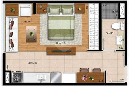 Apartamento à venda com 1 quarto em Tucuruvi, São Paulo, SP