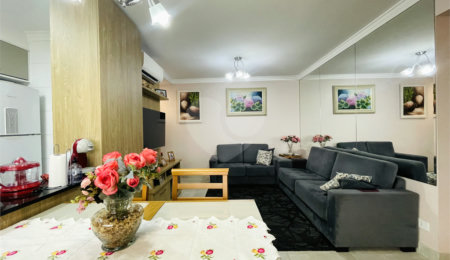Apartamento à venda com 2 suítes em Vila Scarpelli, Santo André, SP