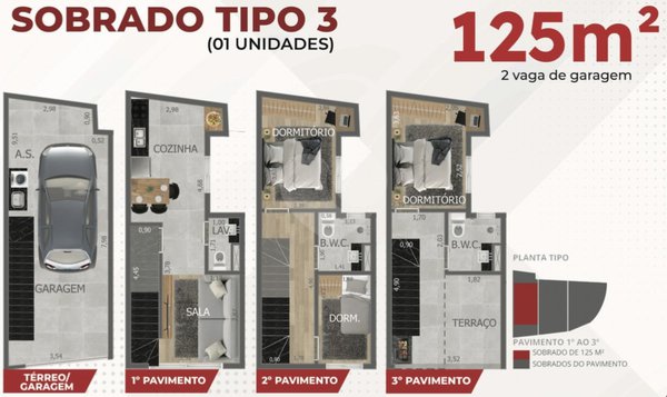 Casa 125m² 3