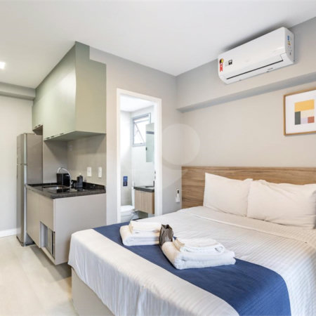 Studio à venda ou para alugar com 1 quarto em Moema, São Paulo, SP