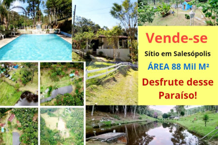Sítio à venda com 2 quartos, sendo 1 suíte, no Centro, Salesópolis, SP