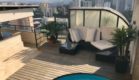 Cobertura à venda com 3 quartos, sendo 1 suíte,  em Vila Andrade, São Paulo, SP