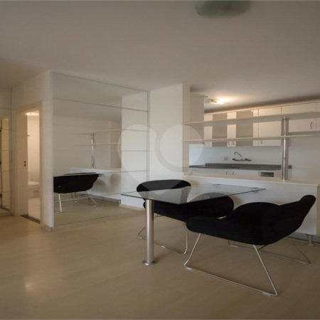 Apartamento à venda ou para alugar com 1 quarto em Brooklin Paulista, São Paulo, SP