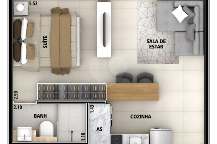 Studio à venda ou para alugar com 1 quarto em Jardim São Paulo(zona Norte), São Paulo, SP