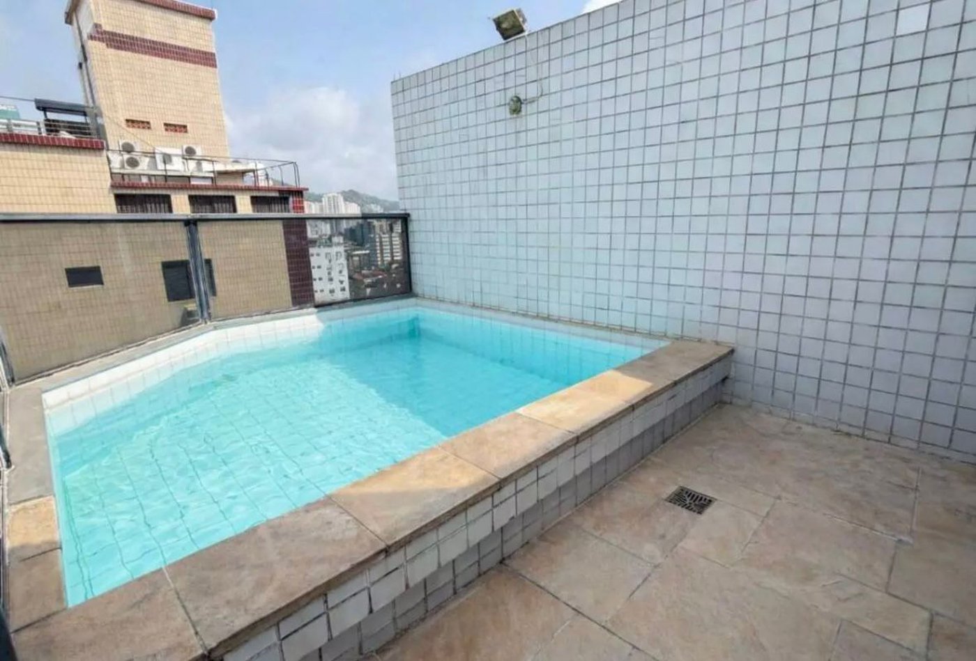 Cobertura com 1 dormitório à venda, 112 m² por R$ 921.000,00 - Pompéia - Santos/SP