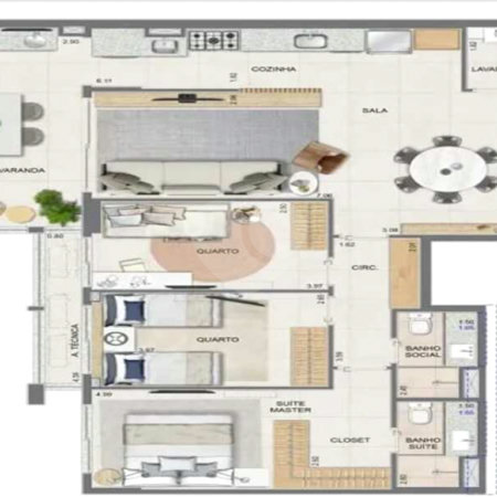 Apartamento à venda com 3 quartos, sendo 1 suíte, em Tijuca, Rio de Janeiro, RJ