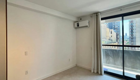Studio novo e mobiliado para locação 26m² em Pinheiros – próximo ao metrô Faria Lima!