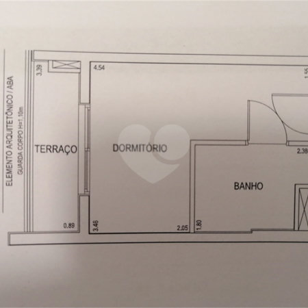 STUDIO À VENDA NO BROOKLIN/ORIZ CAMPO BELO COM 22m2 NR