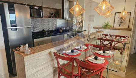 APARTAMENTO NOVO, NUNCA HABITADO E TOTALMENTE PLANEJADO | 60 m² | 2 DORMITÓRIOS | 1 VAGA