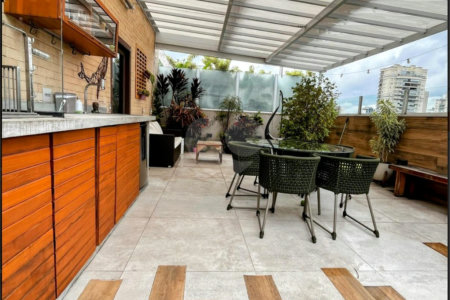 Cobertura a venda com 120m², 1 quarto, 2 vagas