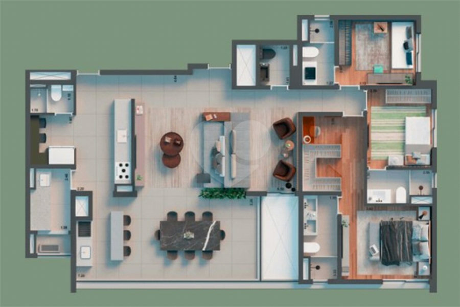 Apartamento à venda com 3 quartos em Vila Clementino, São Paulo, SP