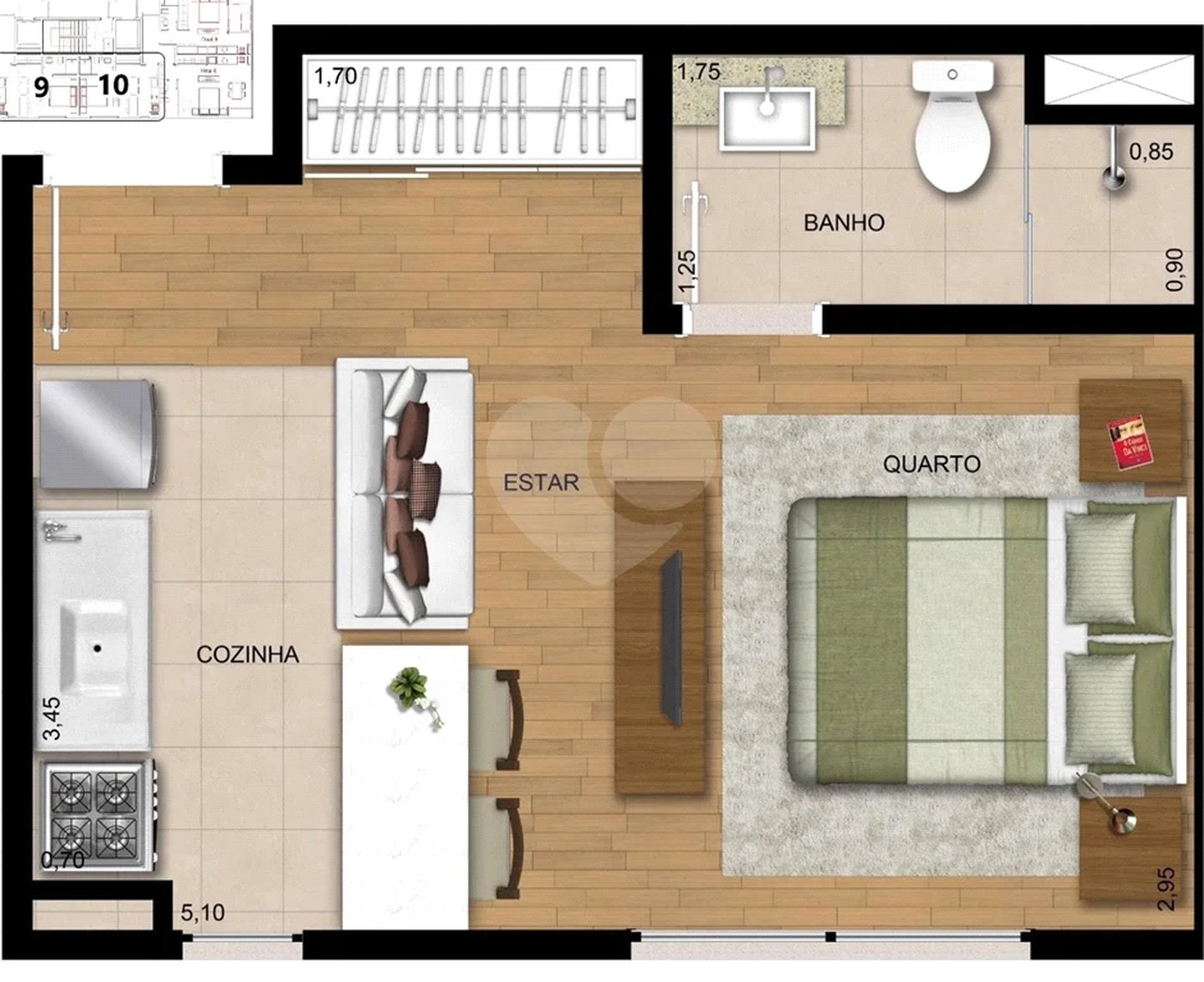Apartamento à venda com 1 quarto em Tucuruvi, São Paulo, SP