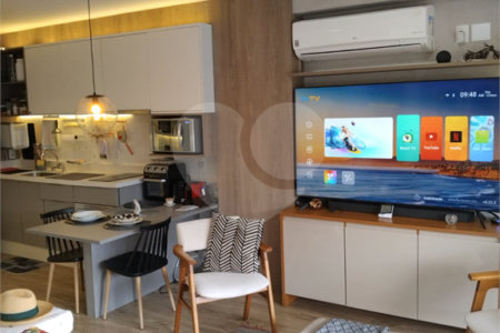 Apartamento à venda com 1 quarto em Brooklin Paulista, São Paulo, SP