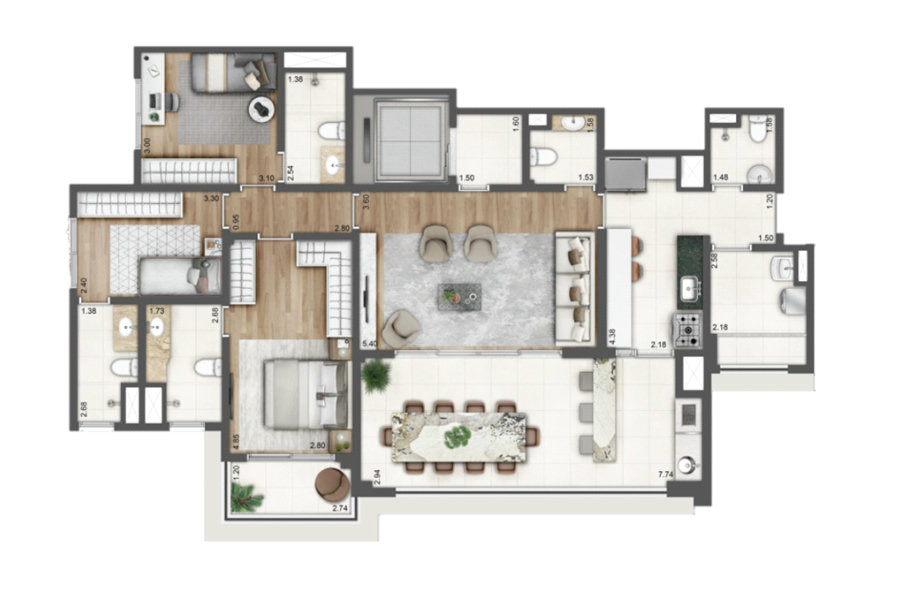 Apartamento à venda com 3 suítes em Tucuruvi, São Paulo, SP