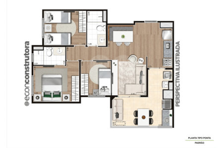 Apartamento à venda com 2 quartos, sendo 1 suíte,  em Jaguaré, São Paulo, SP