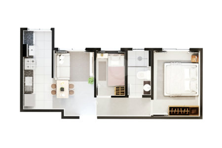 Apartamento à venda com 1 quarto em Jardim Casa Branca, Suzano, SP