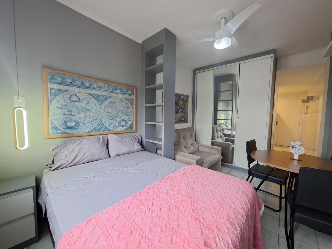 Apartamento com 1 dormitório à venda, 26 m² por R$ 340.000,00 - Aparecida - Santos/SP