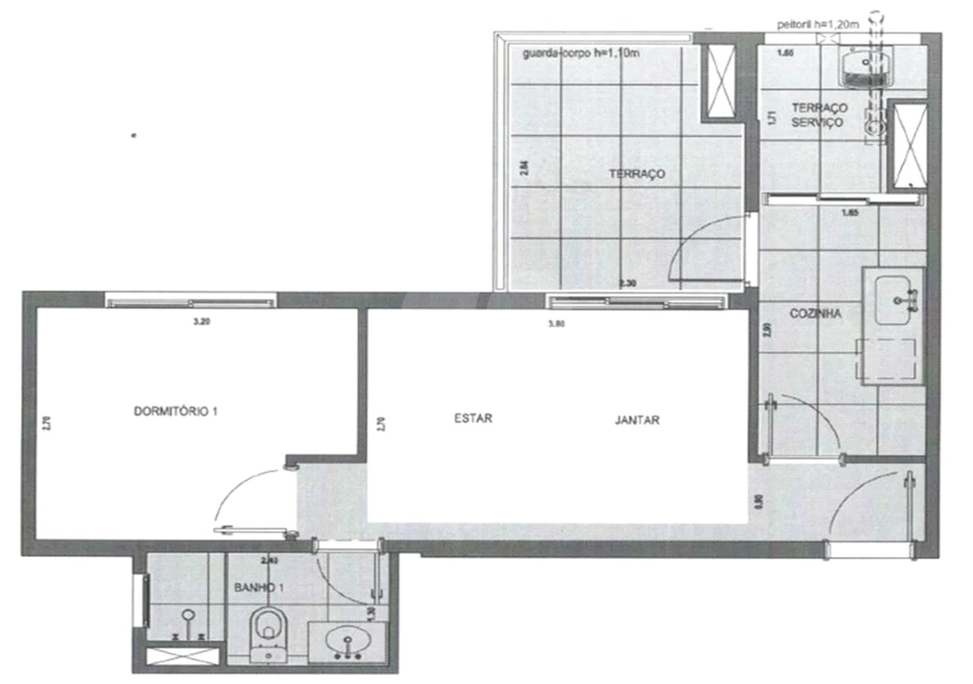 Apartamento à venda com 1 suíte em Vila Olímpia, São Paulo, SP