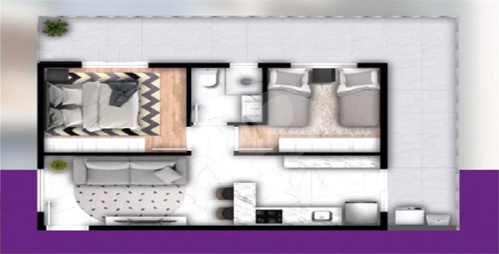 Apartamento á Venda com 47m² - Jabaquara