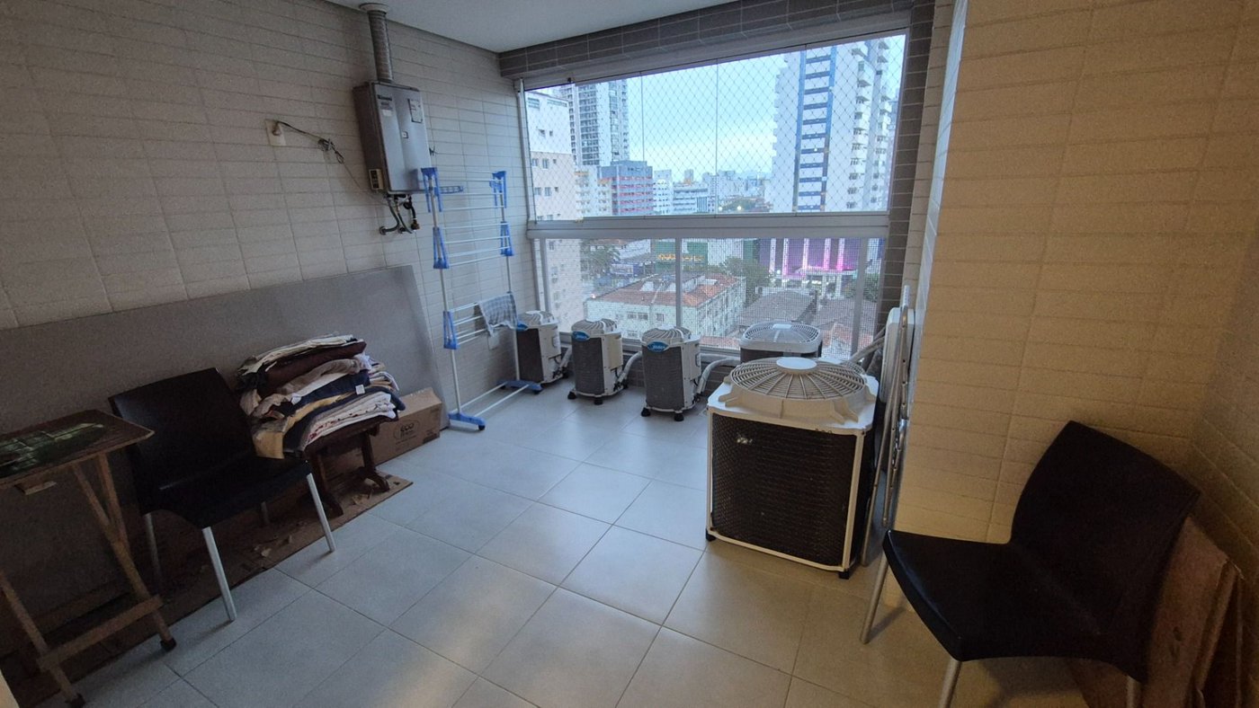 Apartamento com 3 dormitórios à venda, 167 m² por R$ 2.600.000,00 - Boqueirão - Santos/SP
