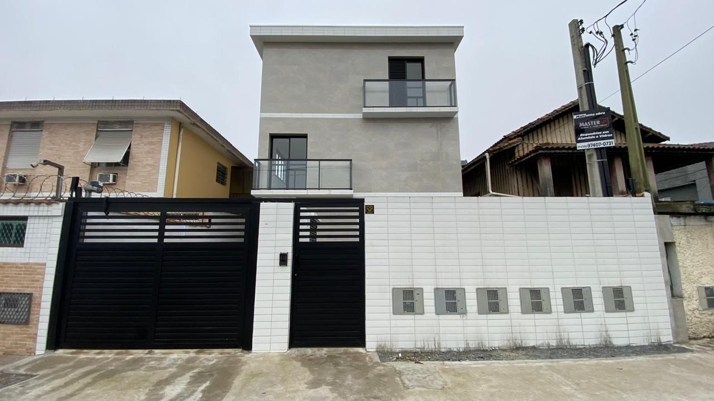 Casa com 2 dormitórios à venda, 95 m² por R$ 585.000,00 - Macuco - Santos/SP
