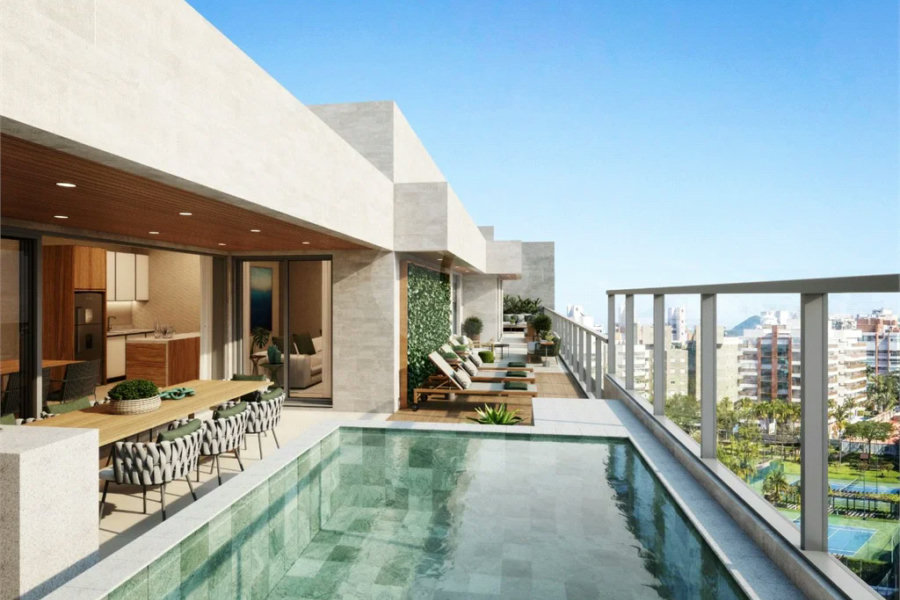 Apartamento à venda com 3 quartos, sendo 1 suíte, em Riviera de São Lourenço, Bertioga, SP