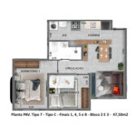 Apartamento à venda com 2 quartos em Vila Haro, Sorocaba, SP