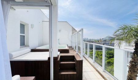 Cobertura à venda com 3 quartos, sendo 2 suítes,  em Recreio dos Bandeirantes, Rio de Janeiro, RJ