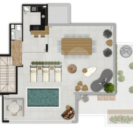 Triplex à venda com 4 suítes em Anhangabaú, Jundiaí, SP