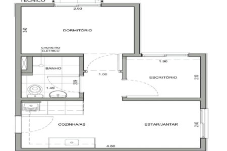 Apartamento à venda com 1 quarto em Butantã, São Paulo, SP