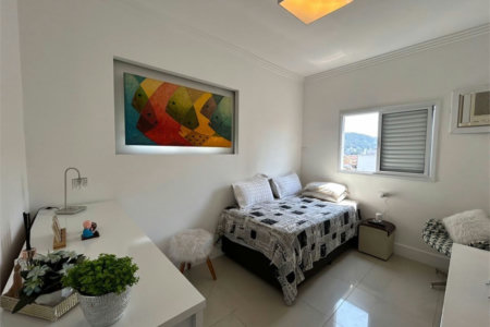 Apartamento com 3 dormitórios à venda, 110 m² por R$ 950.000,00 - Campo Grande - Santos/SP