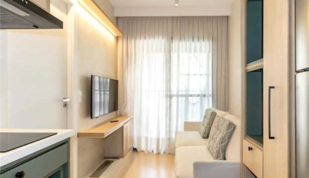 Apartamento para alugar com 1 suíte em Vila Nova Conceição, São Paulo, SP
