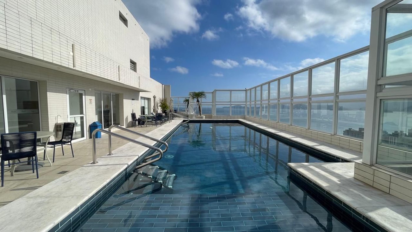 Apartamento com 2 dormitórios à venda, 100 m² por R$ 2.300.000,00 - Aparecida - Santos/SP