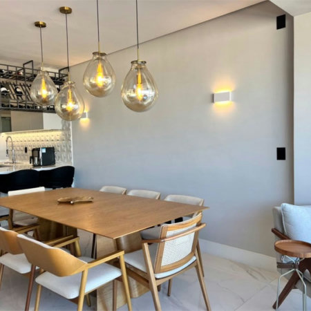 Apartamento com 1 quarto com hidromassagem e vista para o mar à venda em Aparecida - SP