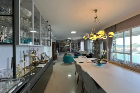 Apartamento com 3 dormitórios à venda, 189 m² por R$ 3.300.000,00 - P. Praia - Santos/SP