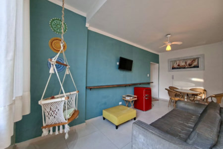 Apartamento com 1 dormitório à venda, 52 m² por R$ 450.000,00 - Aparecida - Santos/SP