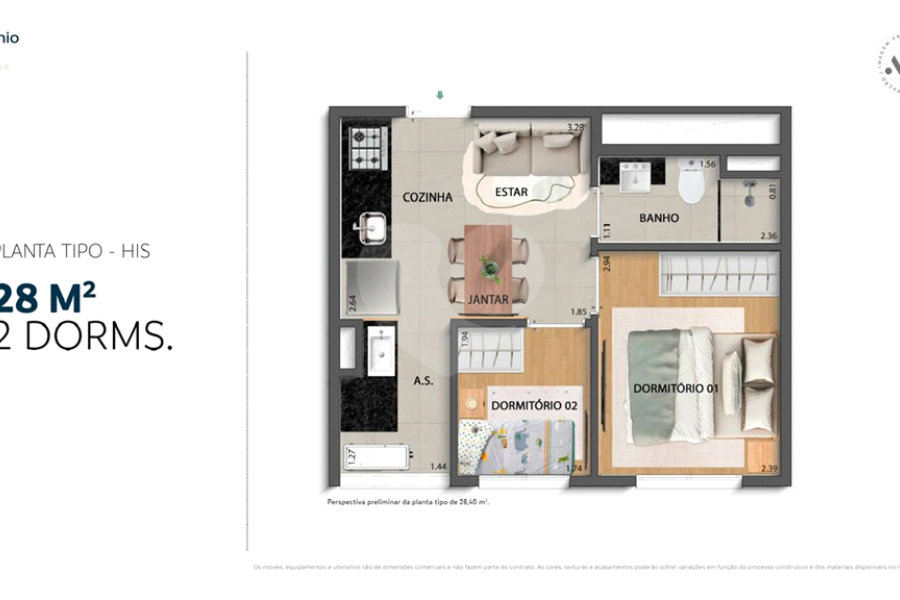 Apartamento à venda com 2 quartos em SANTANA, São Paulo, SP