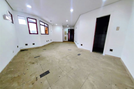 Sala Comercial para locação, Vila Nova, Santos - SA0073.