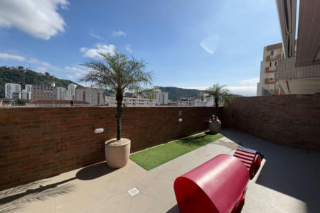 Apartamento com 2 dormitórios à venda, 66 m² por R$ 800.000,00 - Campo Grande - Santos/SP