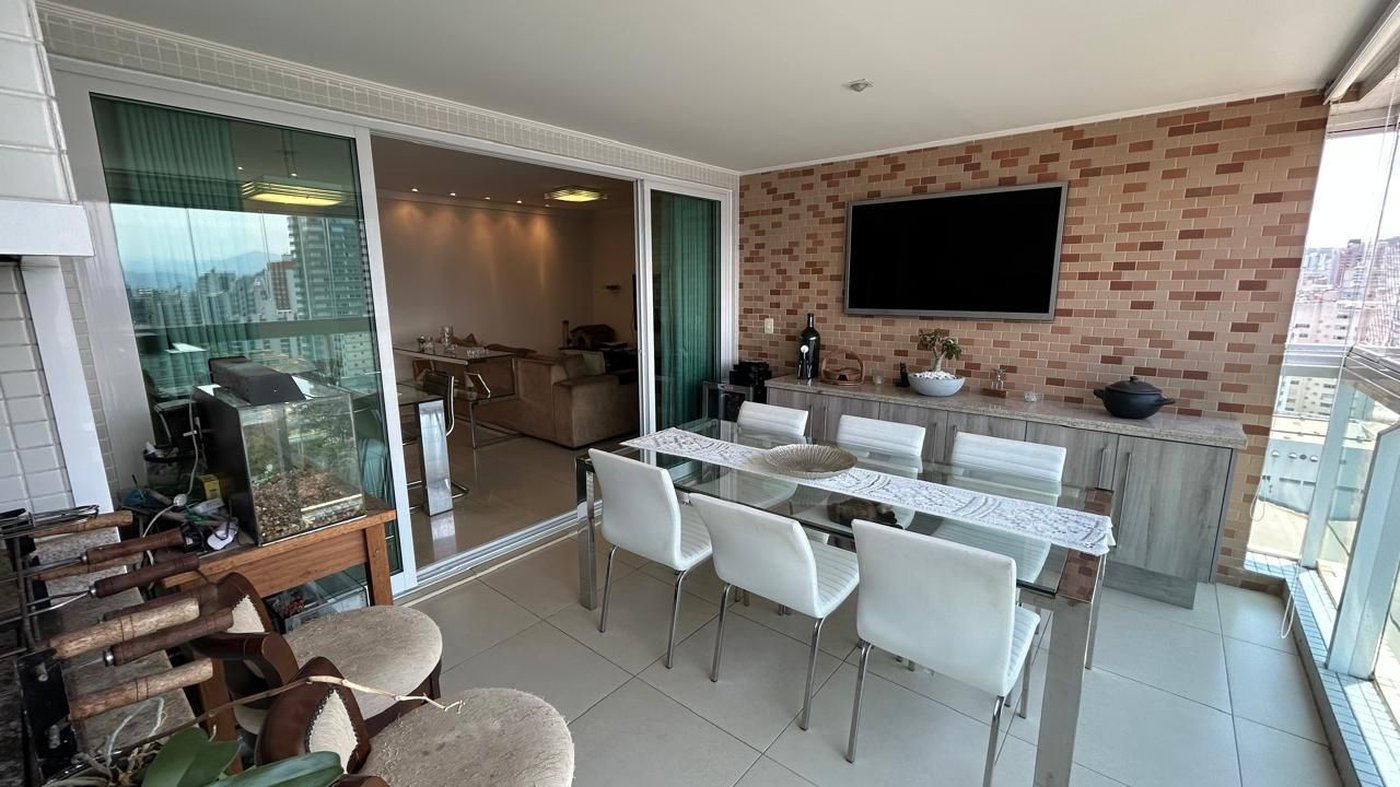 Apartamento com 3 dormitórios à venda, 126 m² por R$ 1.590.000,00 - Boqueirão - Santos/SP