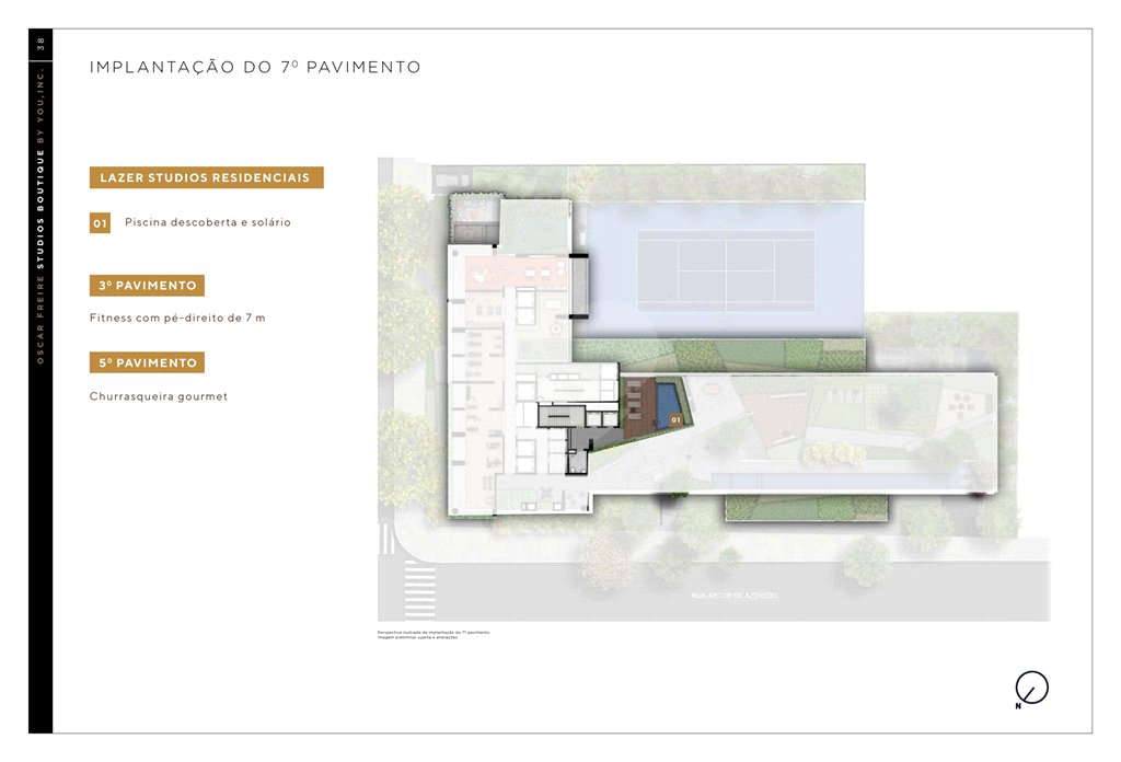 Flat à venda com 1 quarto em Jardim América, São Paulo, SP