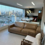 Aptº venda Mooca, 149m², andar alto, 4 dorms, 3 suítes, 2 vagas, varanda gourmet, ar condicionado.
