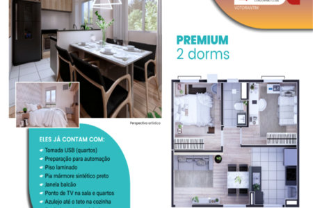 Apartamento à venda com 2 quartos em Vila Santo Antônio, Votorantim, SP