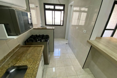 Apartamento com 1 dormitório para alugar, 65 m² por R$ 4.500,00/mês - José Menino - Santos/SP