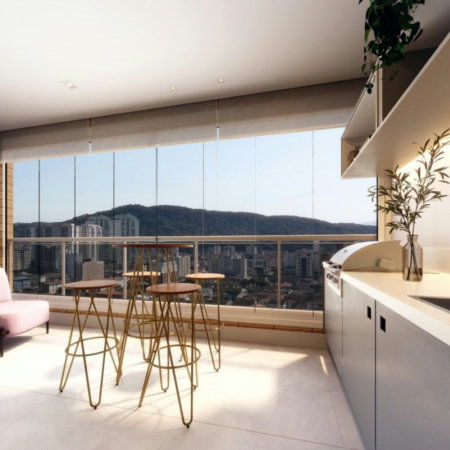 Apartamento à venda, 74 m² por R$ 847.960,31 - Gonzaga - Santos/SP