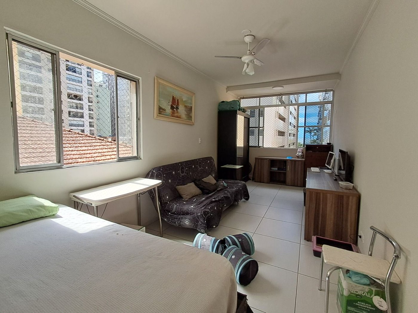 Studio à venda, 39 m² por R$ 335.000,00 - José Menino - Santos/SP